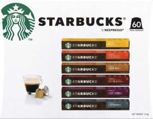 Starbucks By Nespresso Coffee Pods Variety Pack 
