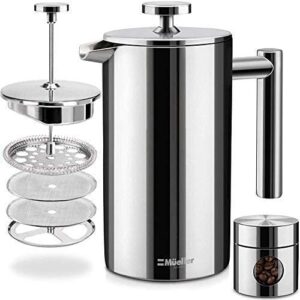 Muller French Press Stainless Steel Coffee Maker