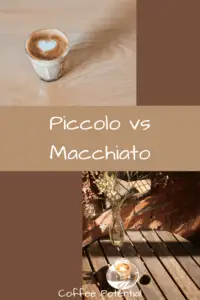 piccolo latte vs macchiato