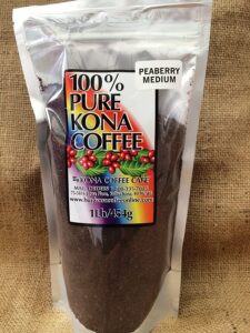 Kona Coffee Cafe 100% Kona Peaberry Medium Roast