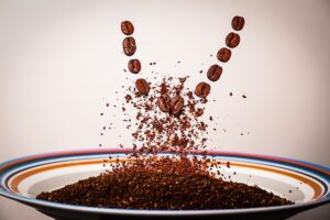 instant coffee and ground coffee