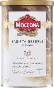 Moccona Barista Reserve Crema Blonde Roast Instant Coffee